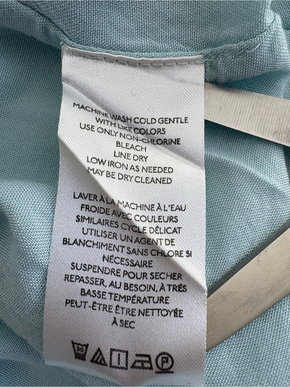 Anthropologie  Light Blue  V‑Neck Maxi Dress - Picture 9 of 13